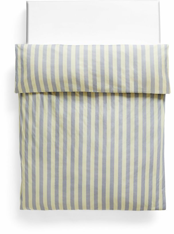 Housse de couette à rayures bleu clair 200 x 210 cm Été - HAY - The Cool Republic