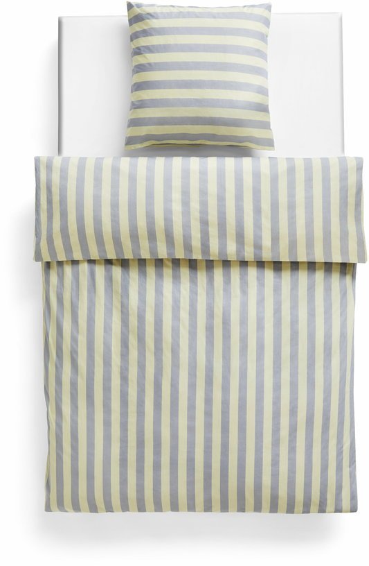 Housse de couette à rayures bleu clair 200 x 210 cm Été - HAY - The Cool Republic