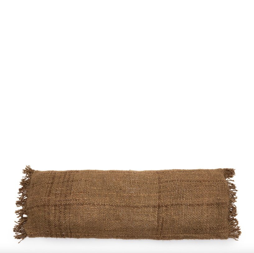 Housse de coussin 35 x 100 cm brun Oh My Gee - Bazar Bizar - The Cool Republic