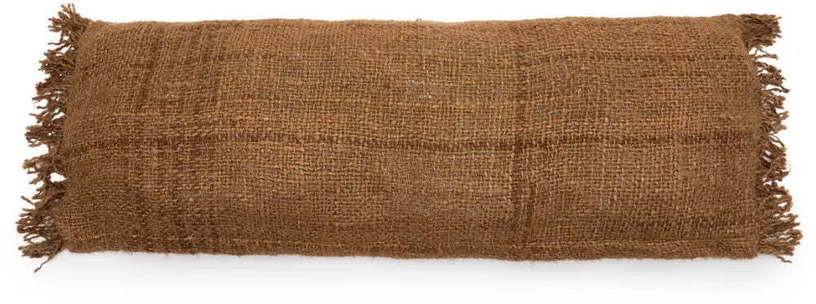 Housse de coussin 35 x 100 cm brun Oh My Gee - Bazar Bizar - The Cool Republic