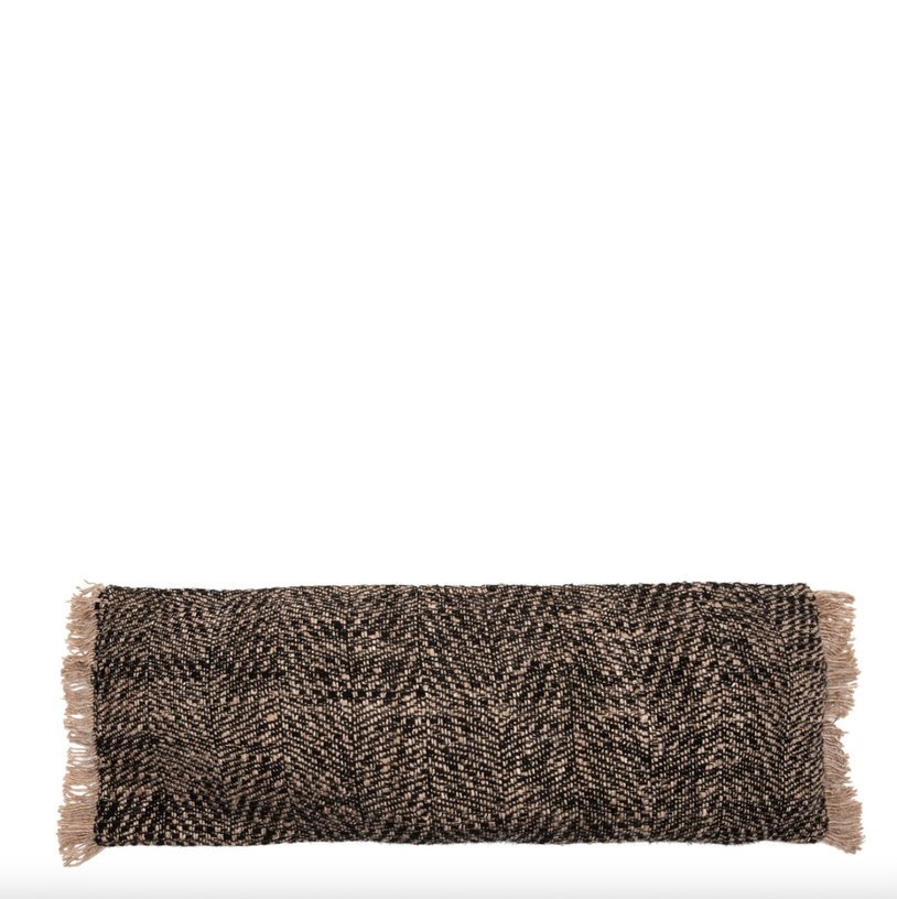 Housse de coussin 35 x 100 cm noir et cuivre Oh My Gee - Bazar Bizar - The Cool Republic