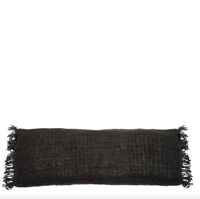 Housse de coussin 35 x 100 cm noir marine Oh My Gee - Bazar Bizar - The Cool Republic