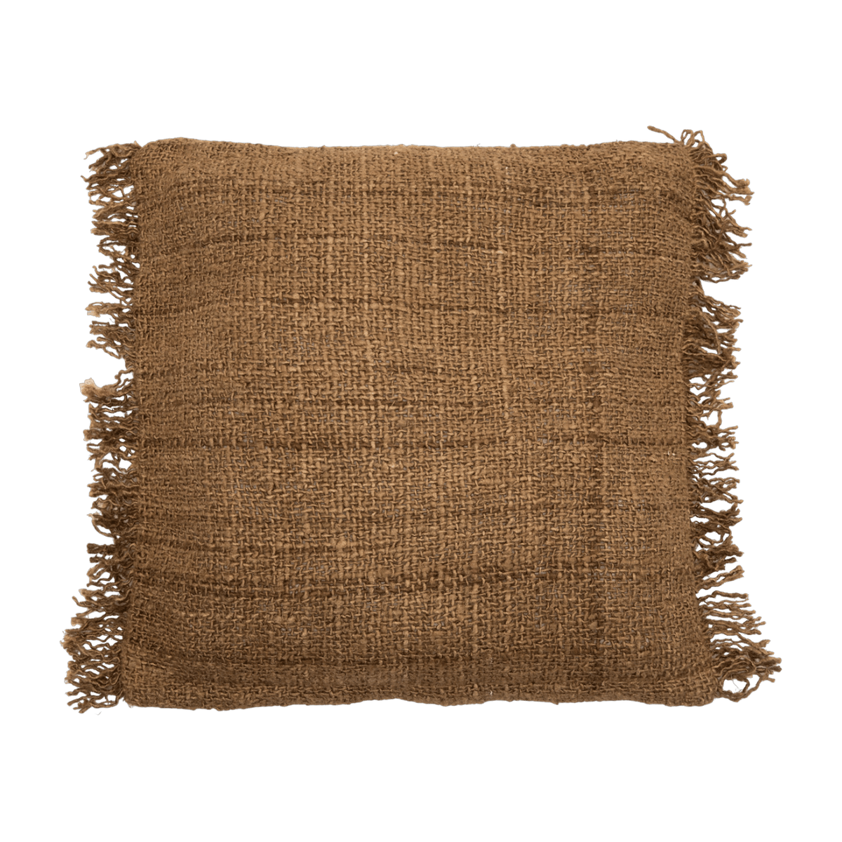 Housse de coussin 60 x 60 cm brun Oh My Gee - Bazar Bizar - The Cool Republic