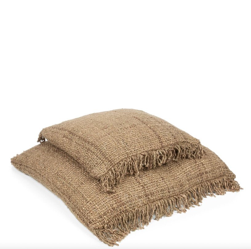 Housse de coussin 60 x 60 cm brun Oh My Gee - Bazar Bizar - The Cool Republic