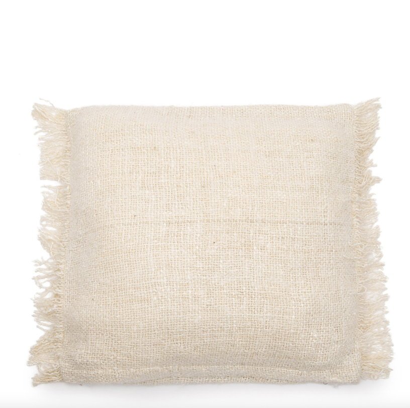 Housse de coussin 60 x 60 cm crème Oh My Gee - Bazar Bizar - The Cool Republic