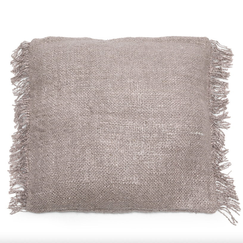 Housse de coussin 60 x 60 cm gris perle Oh My Gee - Bazar Bizar - The Cool Republic