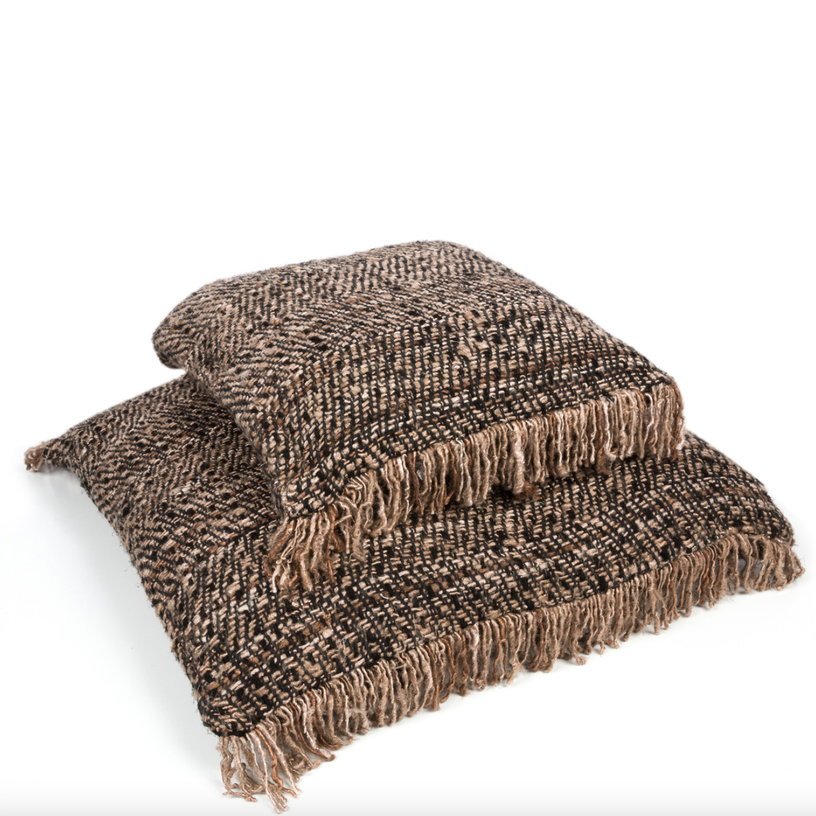 Housse de coussin 60 x 60 cm noir cuivre Oh My Gee - Bazar Bizar - The Cool Republic