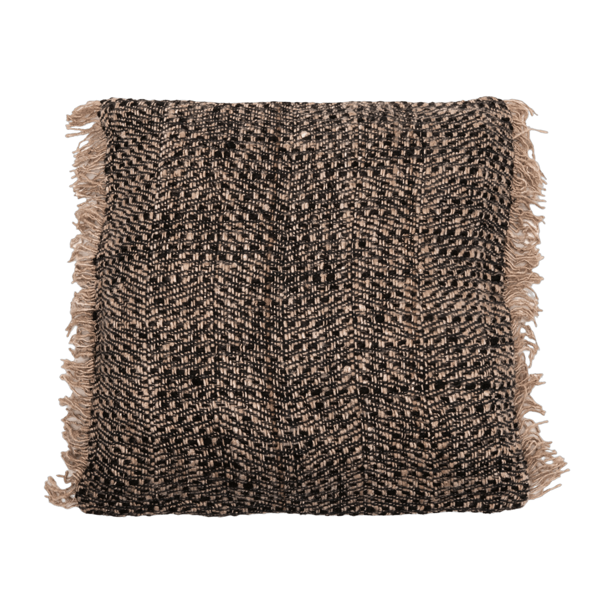 Housse de coussin 60 x 60 cm noir cuivre Oh My Gee - Bazar Bizar - The Cool Republic