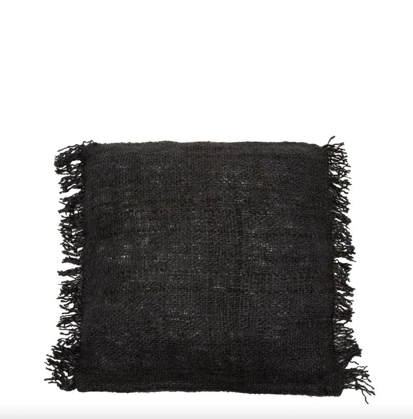 Housse de coussin 60 x 60 cm noir marine Oh My Gee - Bazar Bizar - The Cool Republic