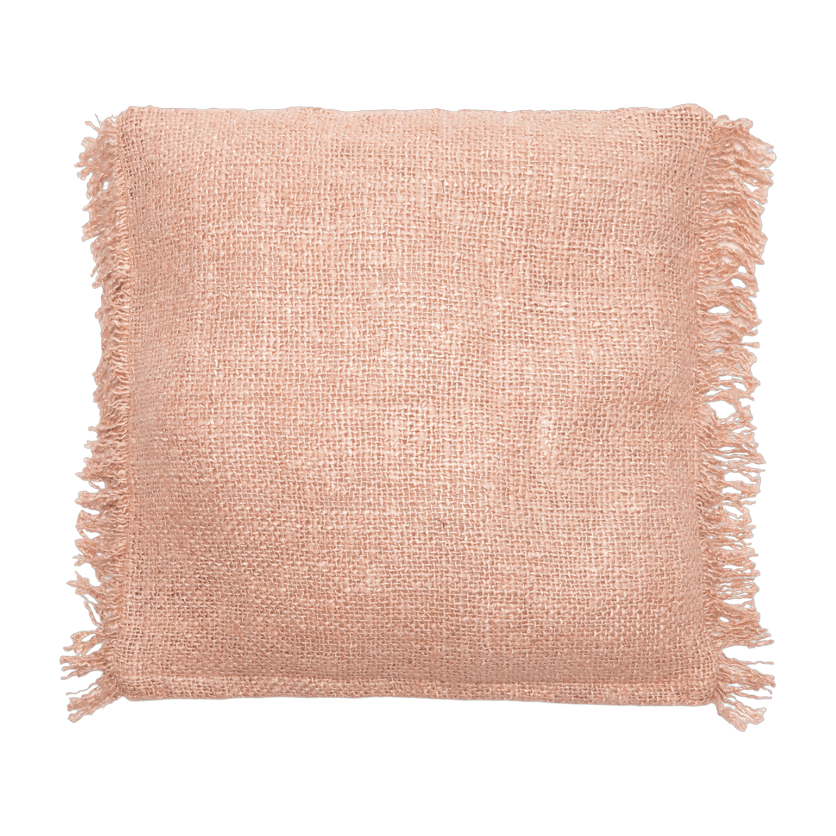Housse de coussin 60 x 60 cm rose saumon Oh My Gee - Bazar Bizar - The Cool Republic