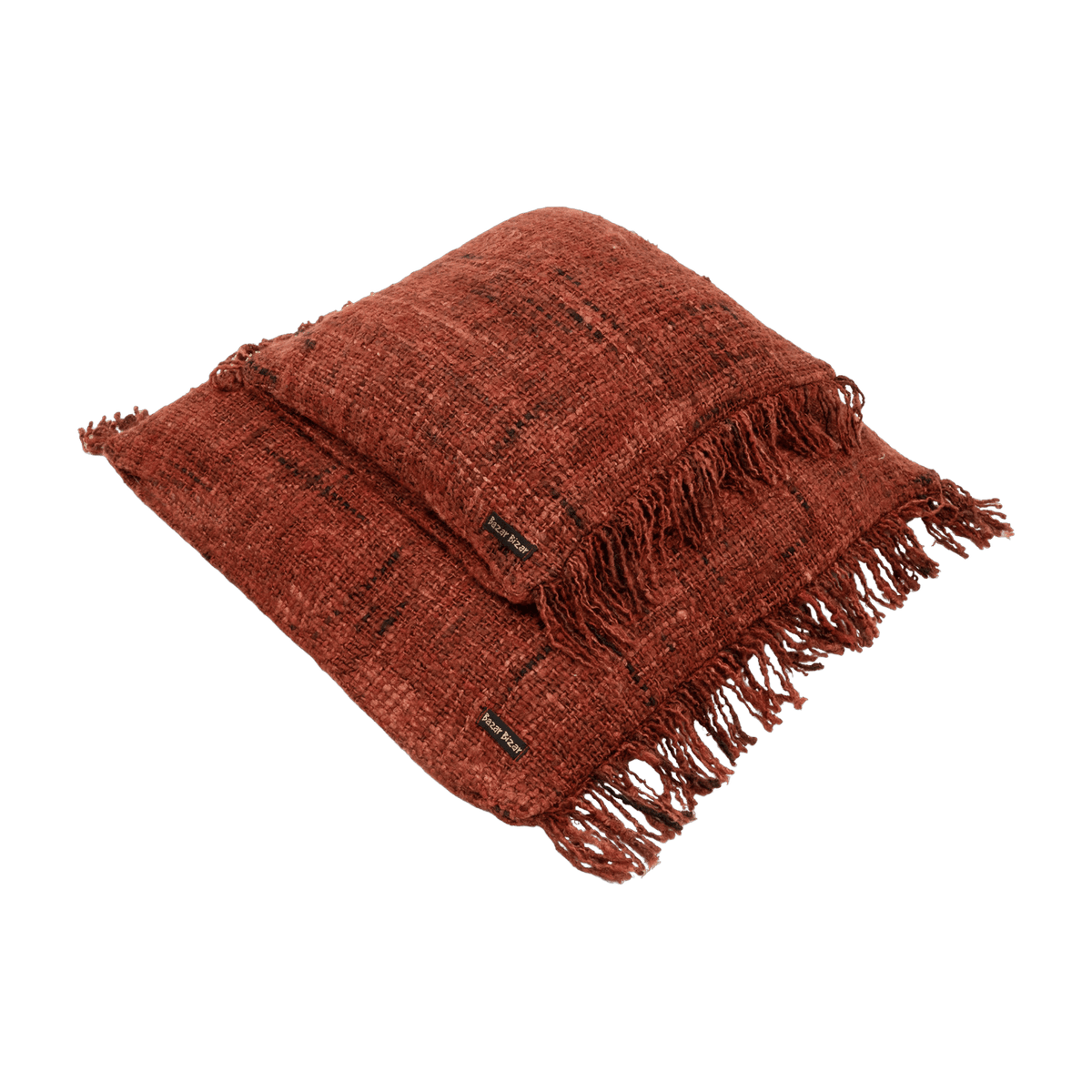 Oh My Gee cherry red cushion cover 60 x 60 cm - Bazar Bizar - The Cool Republic
