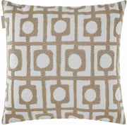 Housse De Coussin Abstract Naturel Et Beige - Madura - The Cool Republic