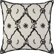 Housse De Coussin Astra Naturel Et Noir - Madura - The Cool Republic
