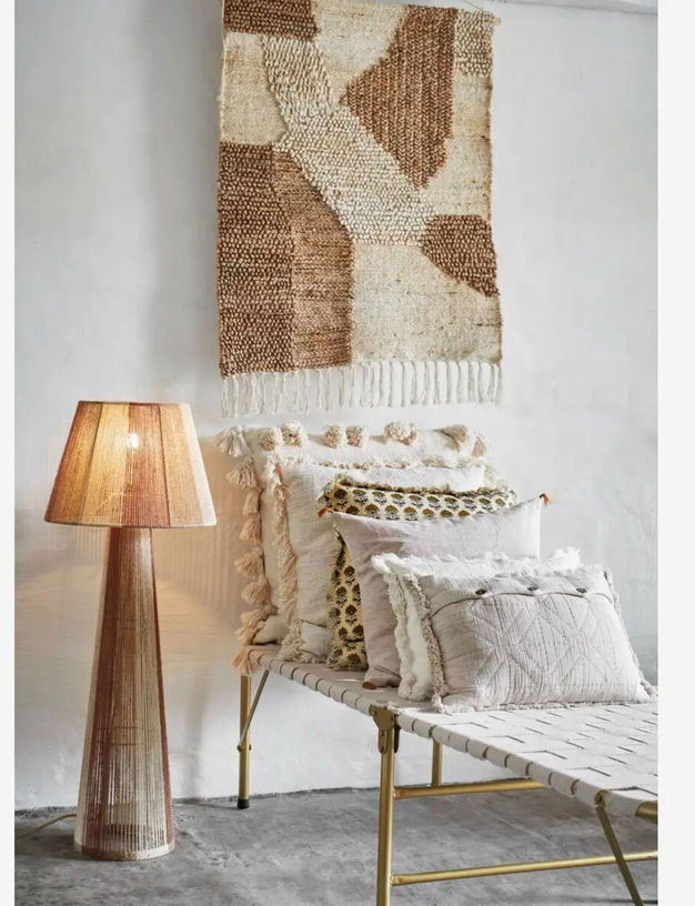 Housse de coussin avec glands - Madam Stoltz - The Cool Republic