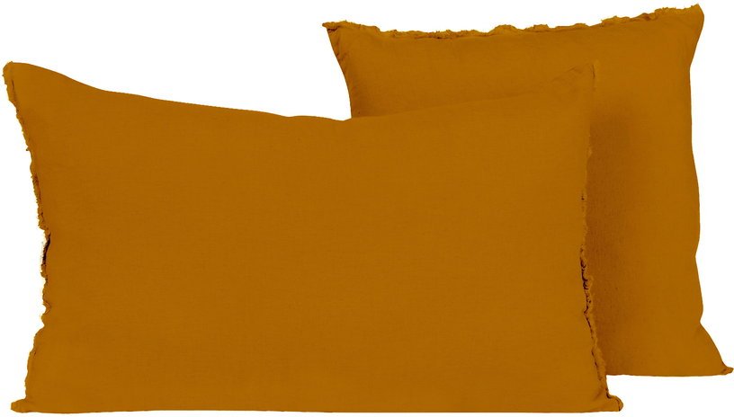 Housse de coussin bronze avec garnissage 45 x 45 cm Viti - Haomy - The Cool Republic
