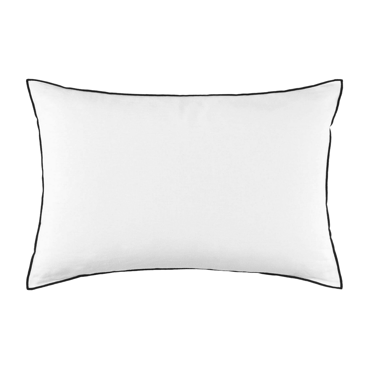 Housse De Coussin Carlina Blanc Et Bourdon Noir - Madura - The Cool Republic