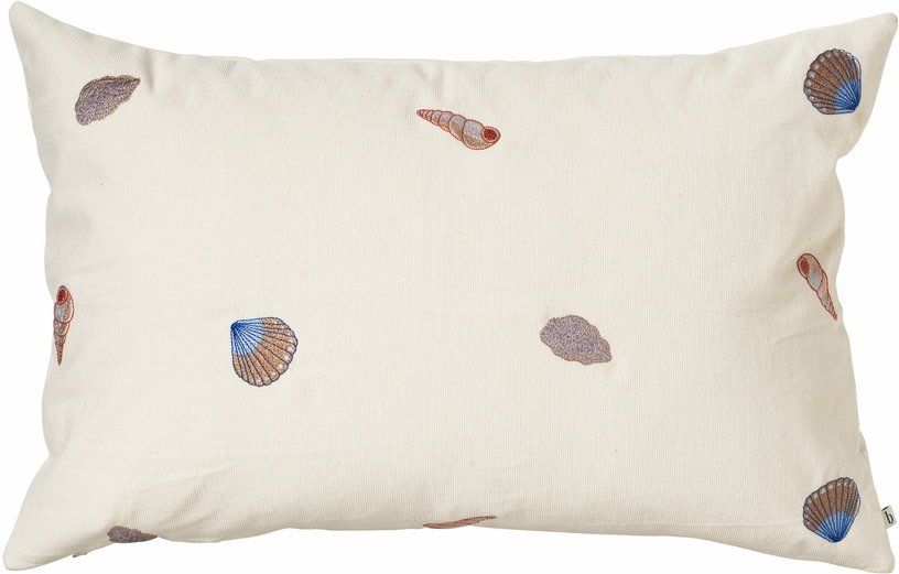 Housse de coussin couleur sable 40 x 60 cm Coquillage - Broste Copenhagen - The Cool Republic