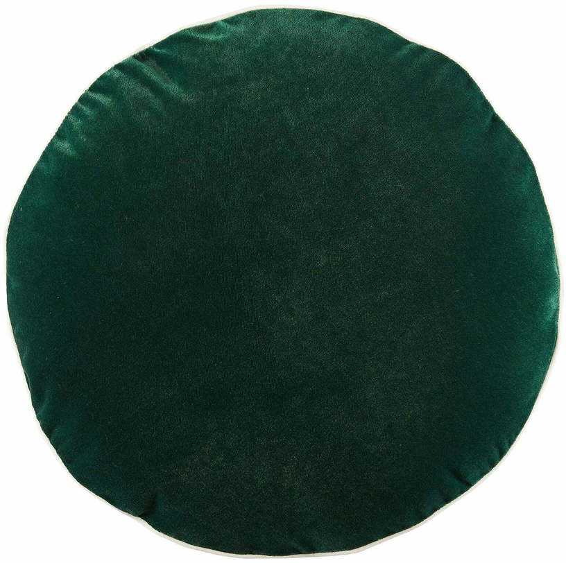 Housse De Coussin Dario Vert Moyen Et Passepoil Blanc - Madura - The Cool Republic