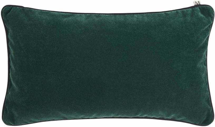 Housse De Coussin Dario Vert Moyen Et Passepoil Noir - Madura - The Cool Republic