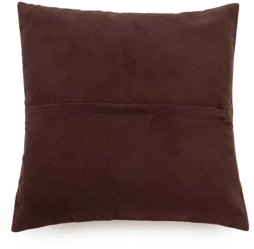 Housse de coussin en cuir 40 x 40 cm chocolat - Bazar Bizar - The Cool Republic