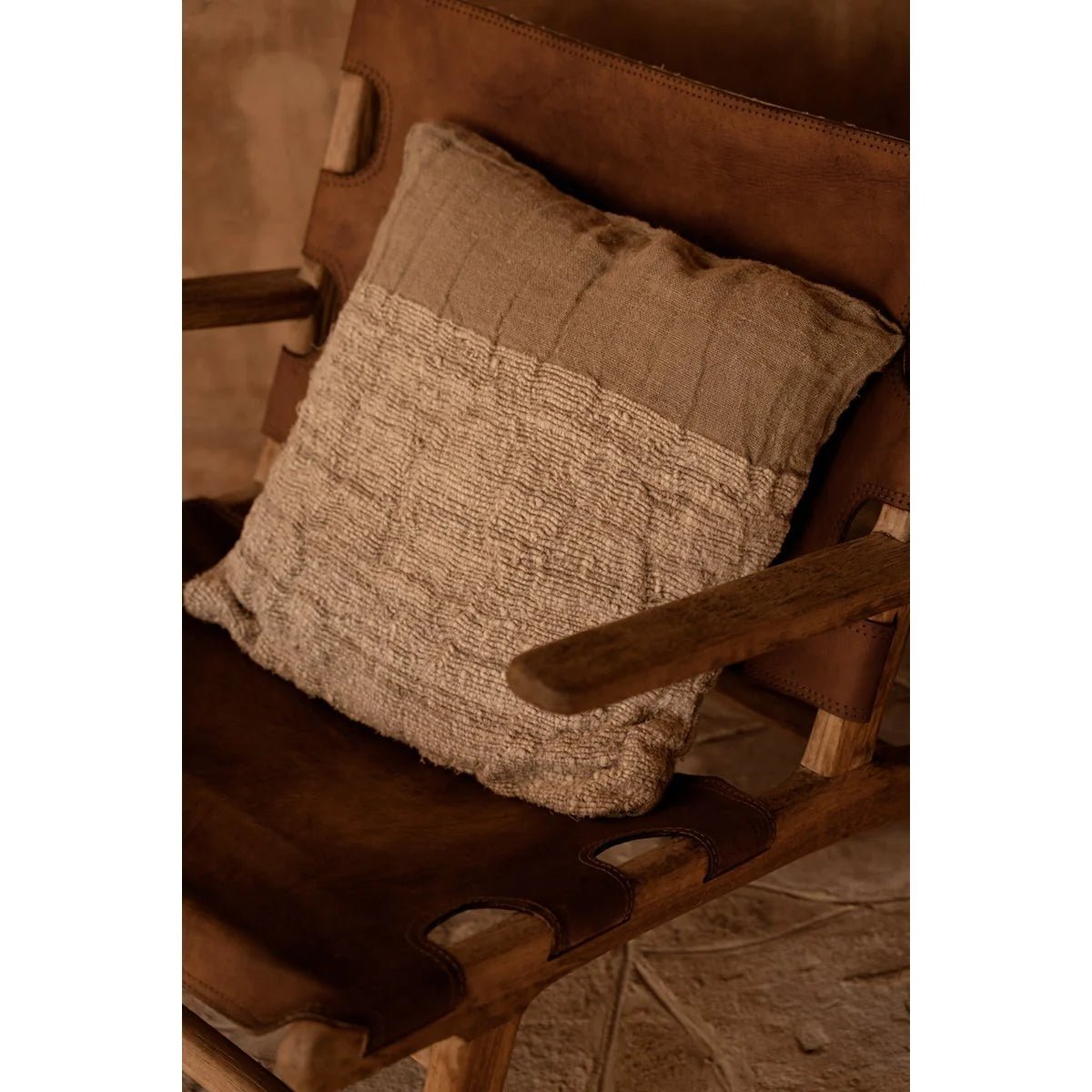 Housse de coussin en lin 50x50cm Edit - Bazar Bizar - The Cool Republic