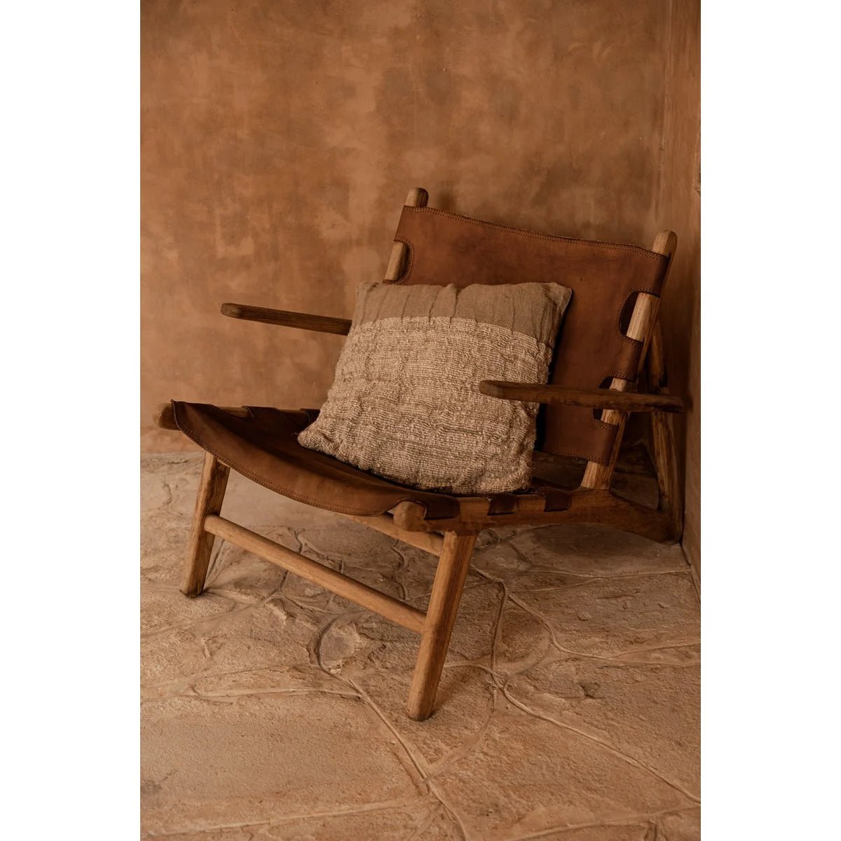 Housse de coussin en lin 50x50cm Edit - Bazar Bizar - The Cool Republic