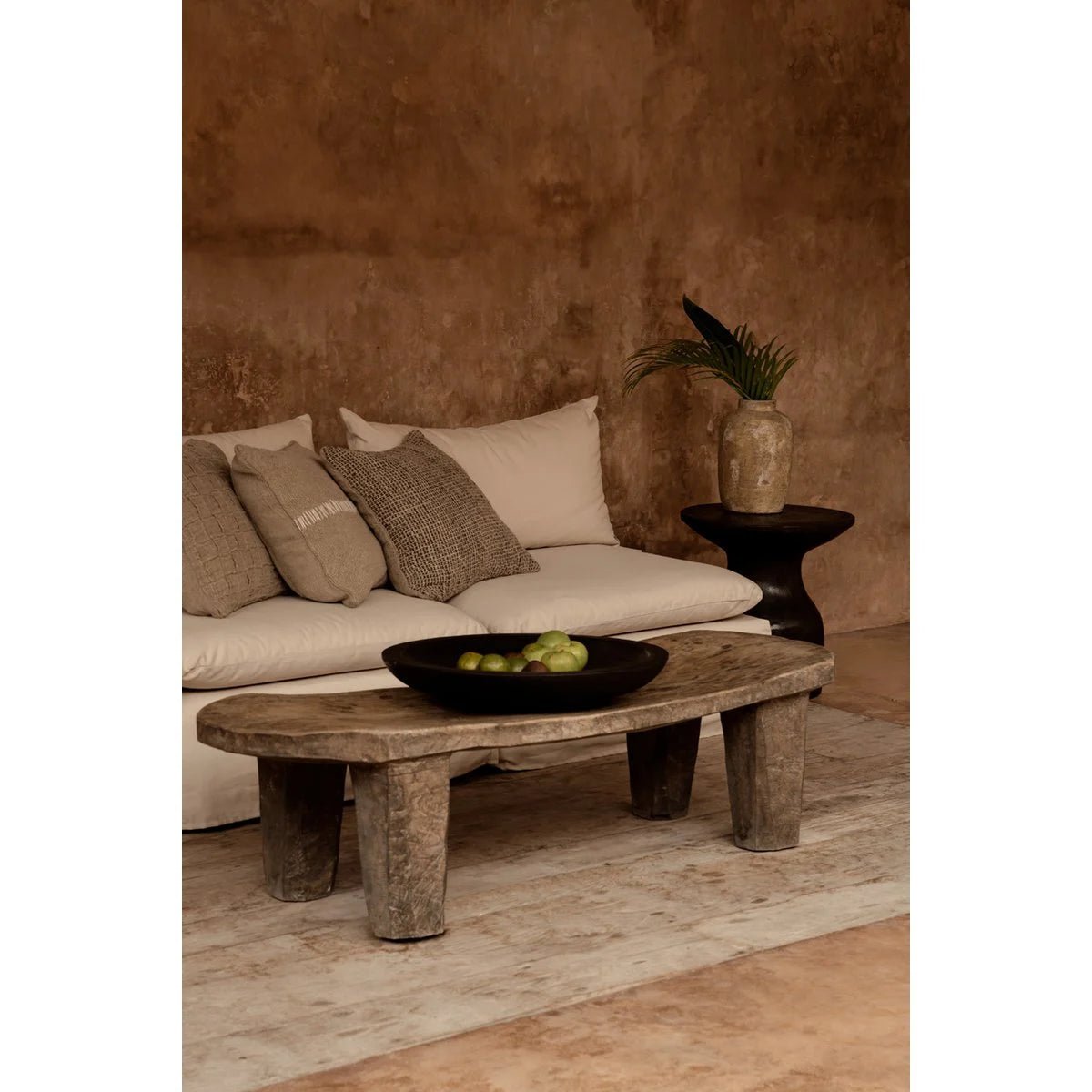 Housse de coussin en lin 50x50cm Stitch - Bazar Bizar - The Cool Republic