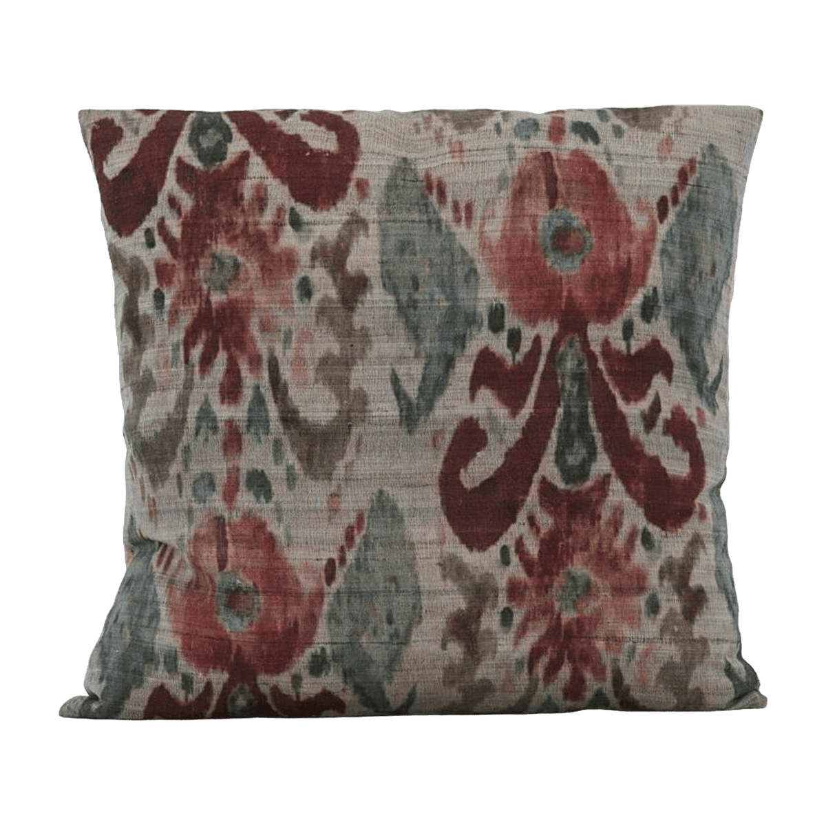 Housse de coussin en soie et coton gris vert et rose Lehla - House Doctor - The Cool Republic