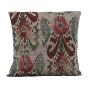 Housse de coussin en soie et coton gris vert et rose Lehla - House Doctor - The Cool Republic