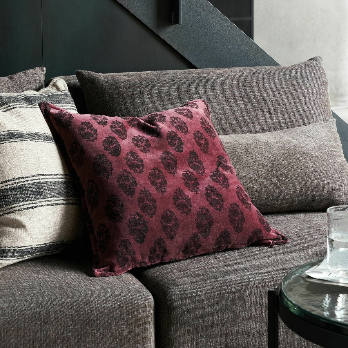 Housse De Coussin Hdbetto Prune - House Doctor