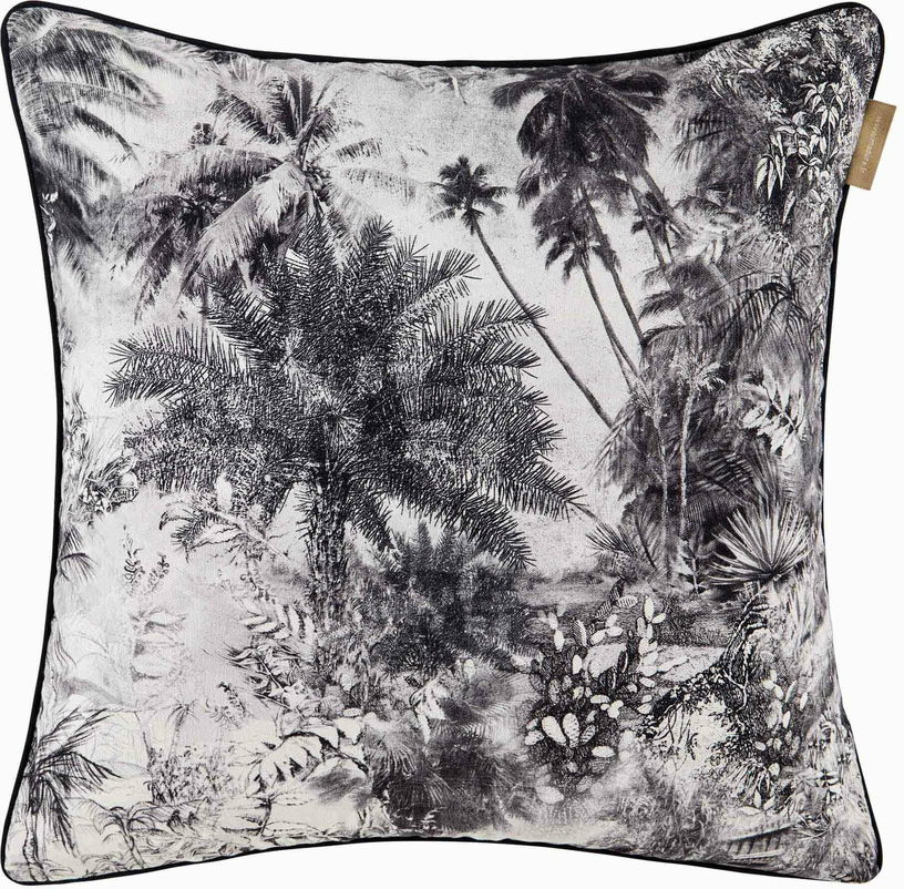 Housse De Coussin Kali Blanc Et Gris - Madura - The Cool Republic
