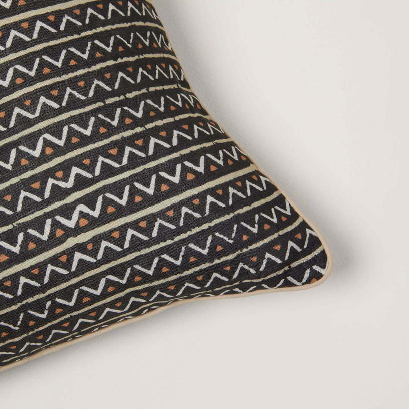 Housse De Coussin Malia Blanc Et Noir - Madura - The Cool Republic