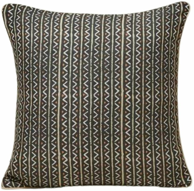 Housse De Coussin Malia Blanc Et Noir - Madura - The Cool Republic