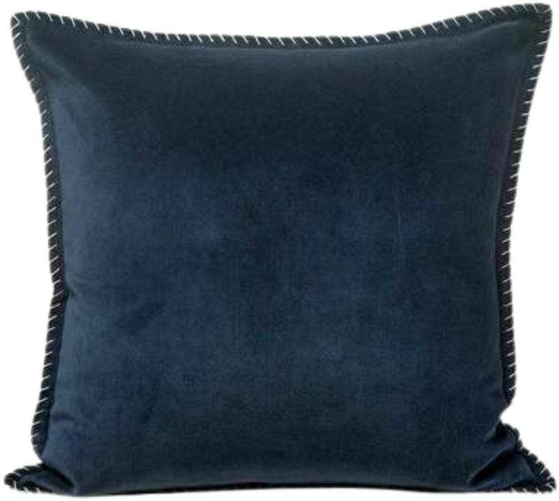 Housse De Coussin Malo Bleu Marine - Madura - The Cool Republic