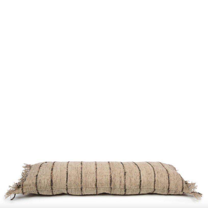 Housse de coussin noir et beige Oh My Gee - Bazar Bizar - The Cool Republic