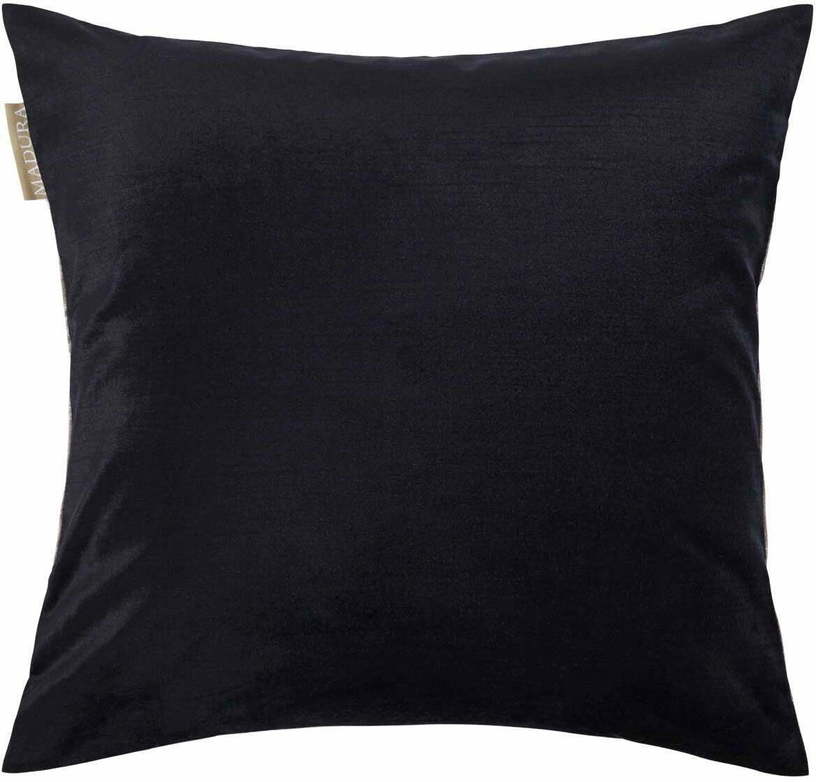Housse De Coussin Noir Et Taupe 40 x 40 cm Castiglione - Madura - The Cool Republic