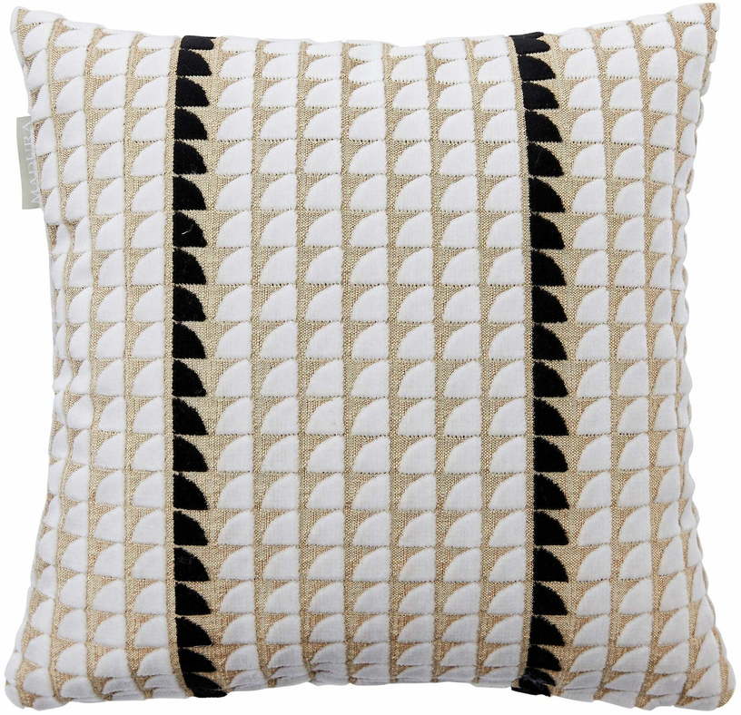 Housse De Coussin Sekou Naturel Et Gris - Madura - The Cool Republic