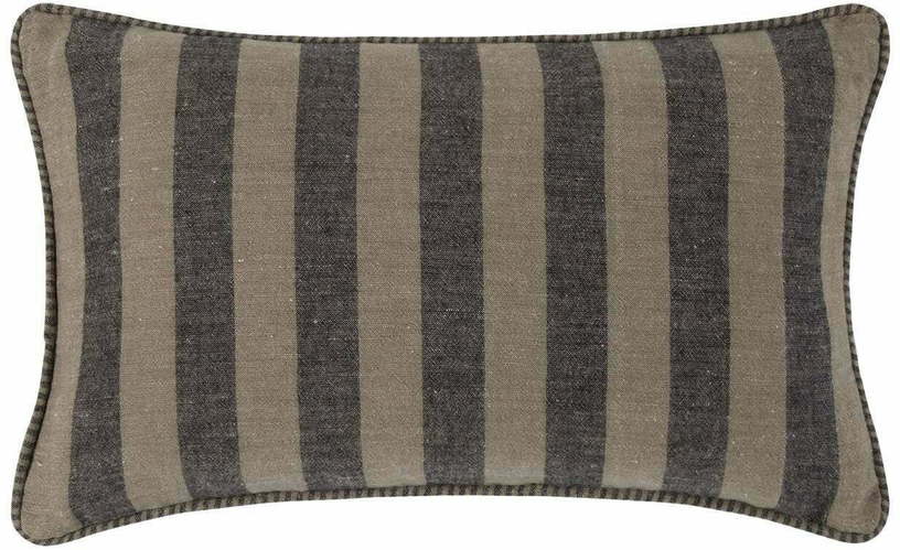 Housse De Coussin Tanguy Noir Et Kaki - Madura - The Cool Republic