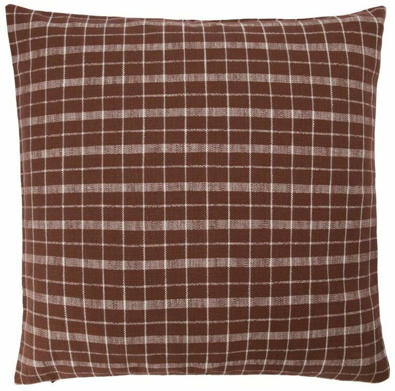 Housse de coussin Thame Brown Check - House Doctor - The Cool Republic