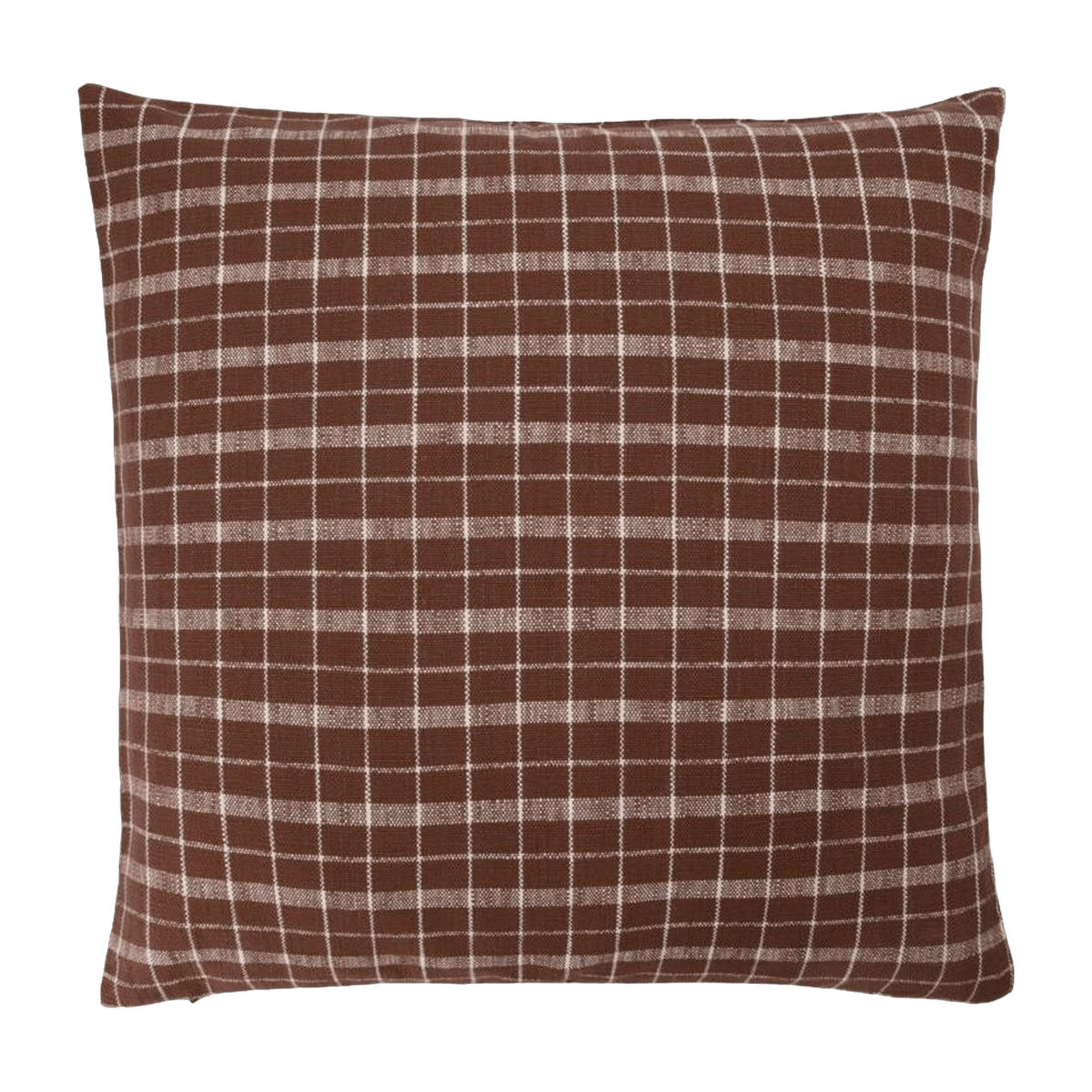 Housse de coussin Thame Brown Check - House Doctor - The Cool Republic