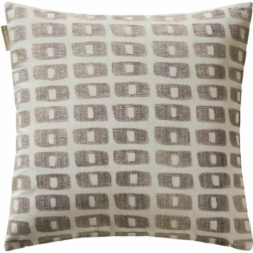 Housse De Coussin Tiago Naturel Et Noir - Madura - The Cool Republic