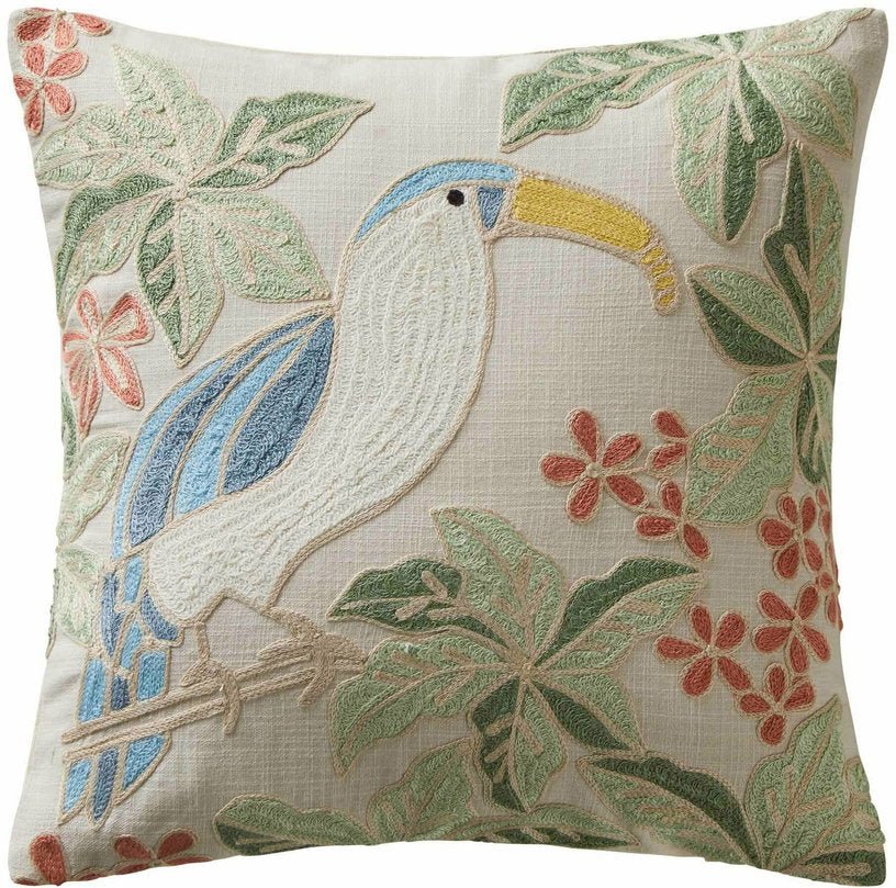 Housse De Coussin Tucana Naturel Multicolore - Madura - The Cool Republic