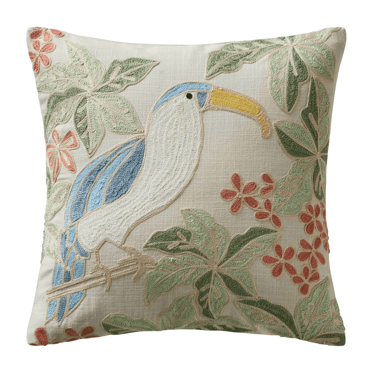 Housse De Coussin Tucana Naturel Multicolore - Madura - The Cool Republic