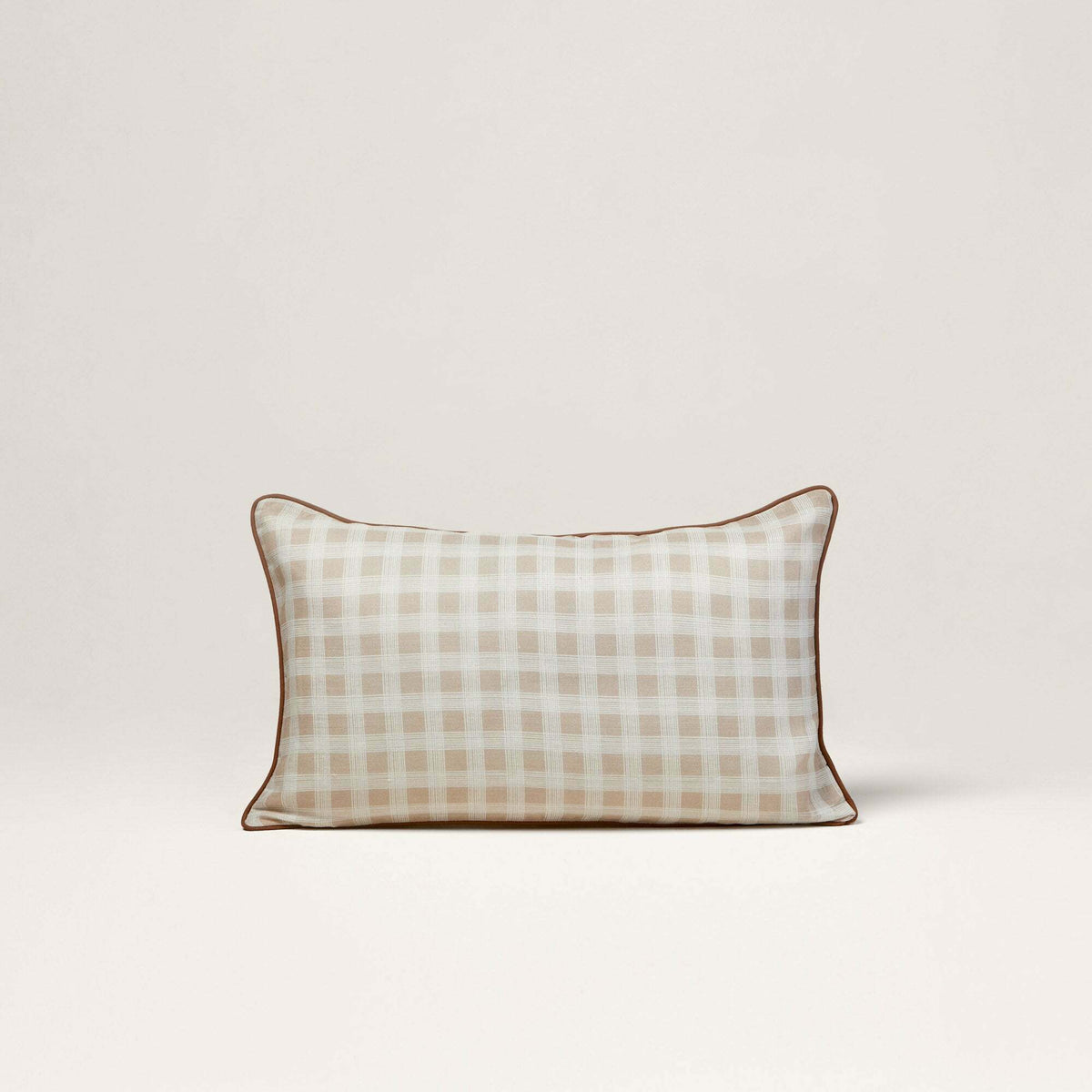 Housse De Coussin Vicky Écru Et Beige Rosé - Madura - The Cool Republic