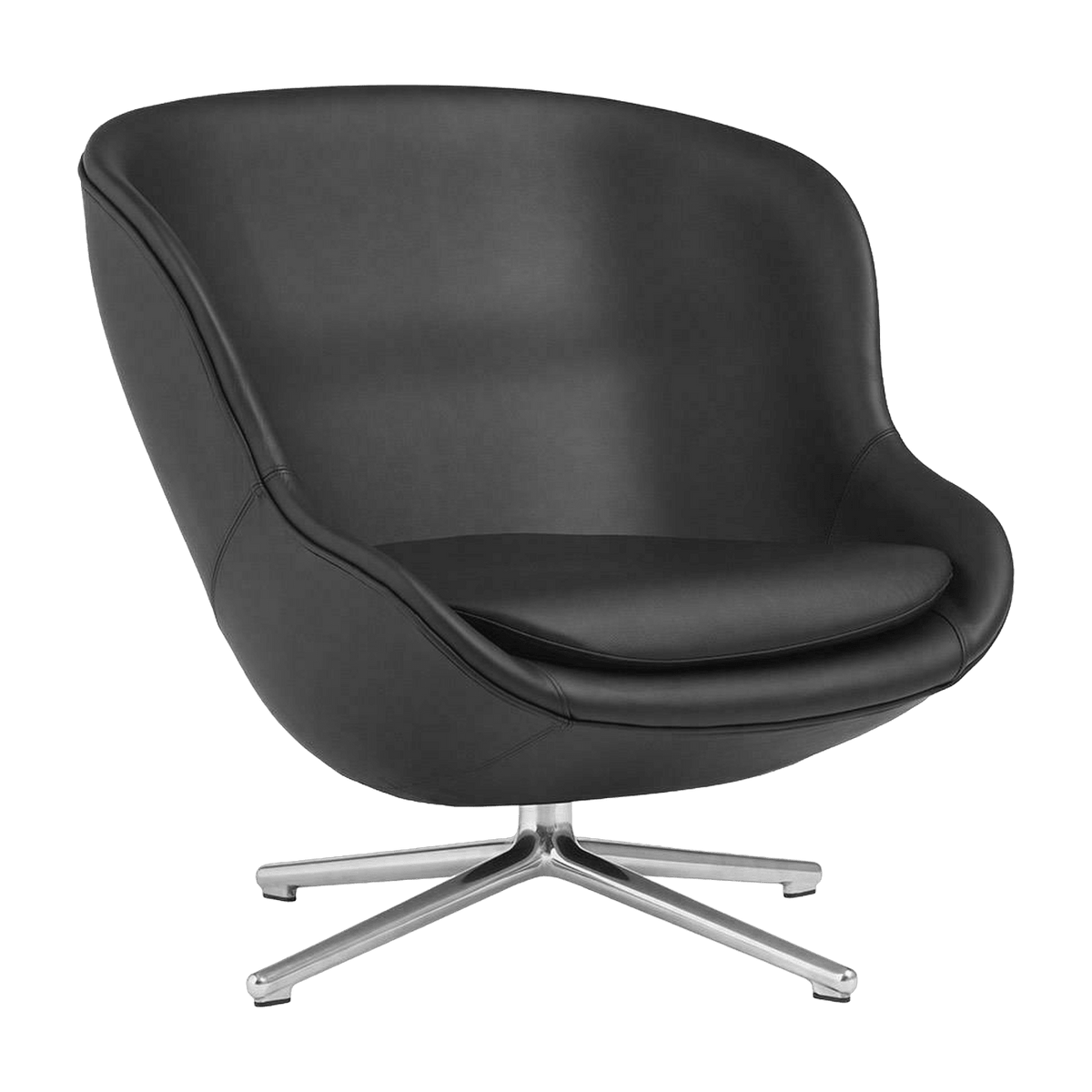 Hyg Lounge Chair Low Swivel Alu - Normann Copenhagen - The Cool Republic