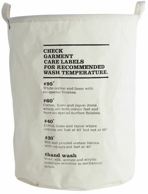 Instructions de lavage du sac à linge - House Doctor - The Cool Republic