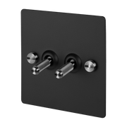 2G black and steel toggle switch - Buster + Punch - The Cool Republic