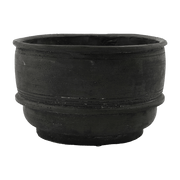 Jardinière Ground en béton noir 14 cm - House Doctor - The Cool Republic