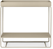Jardinière sur pieds en métal beige - Ferm Living - The Cool Republic