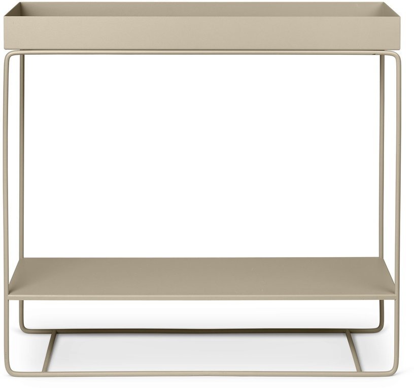 Jardinière sur pieds en métal beige - Ferm Living - The Cool Republic